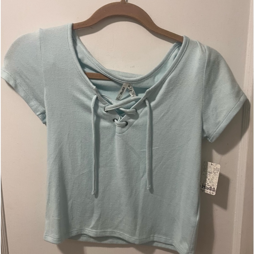 Super soft casual tee mint green
